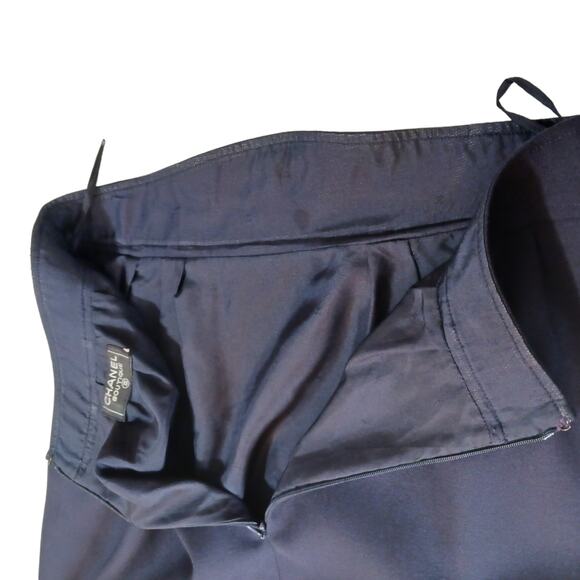 Authentic Vintage CHANEL BOUTIQUE Skirt High Waist Yoke US 12‎ w/o Size Tag READ - Picture 6 of 13